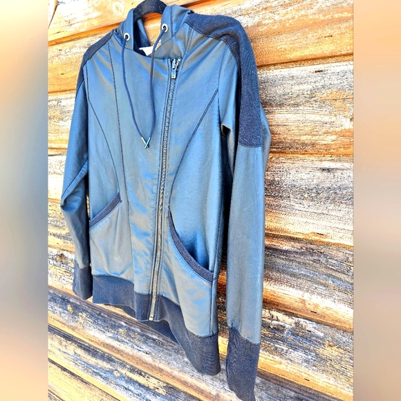 Victoria's Secret VSX SPORT Black Zip Up Hoodie Jacket Coat with Pockets Size S - Picture 6 of 12